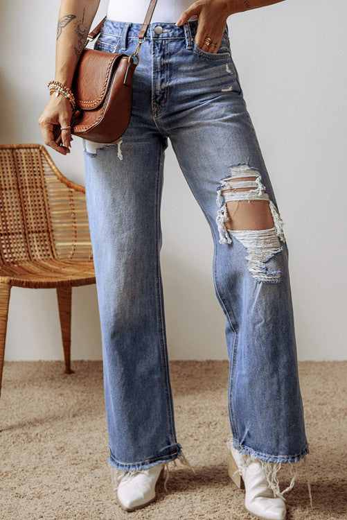 Jas Straight Leg Denim Jeans