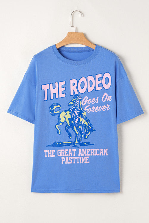 Sky Blue Rodeo Graphic Tee