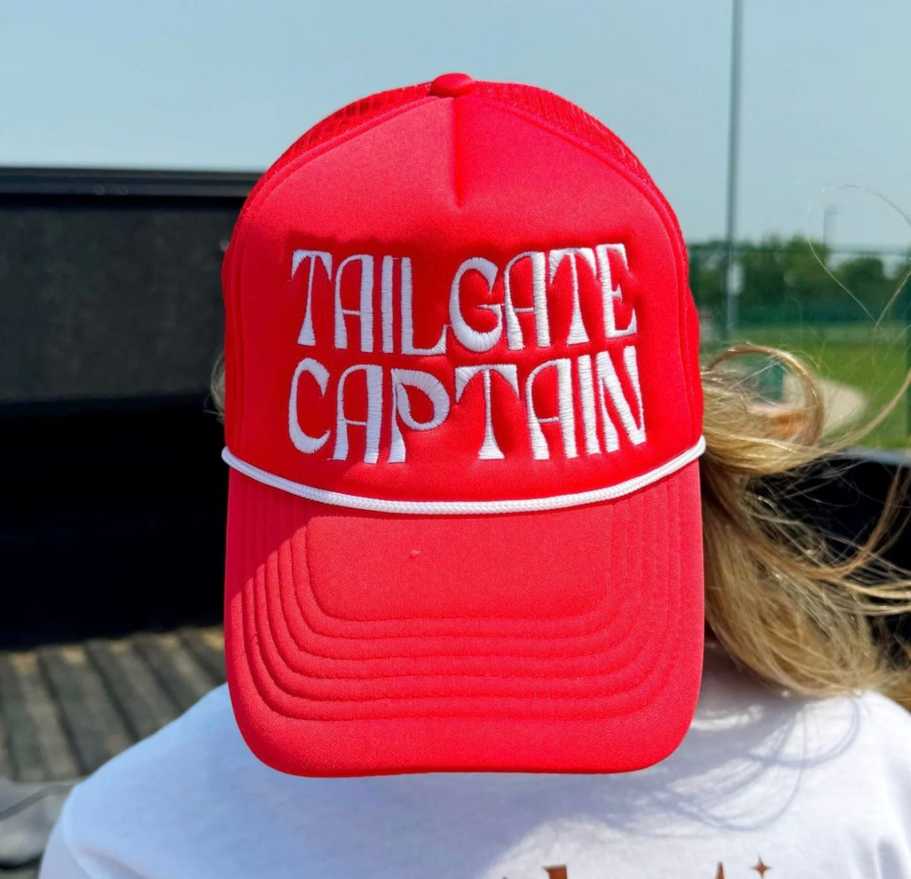 Red Tailgate Captain Hat