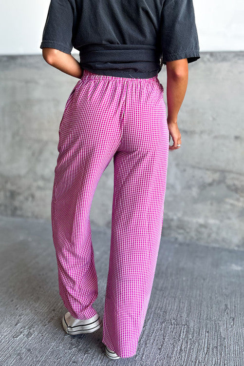 Devin Boxer Pants in Fuchsia