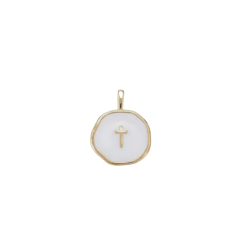 White Cross Pendant